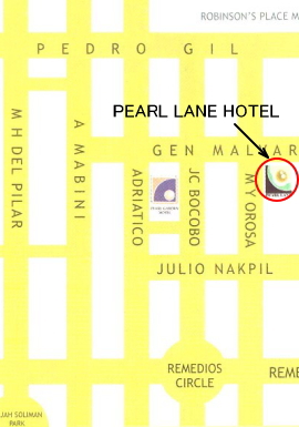 Pearl Lane Hotel 地図